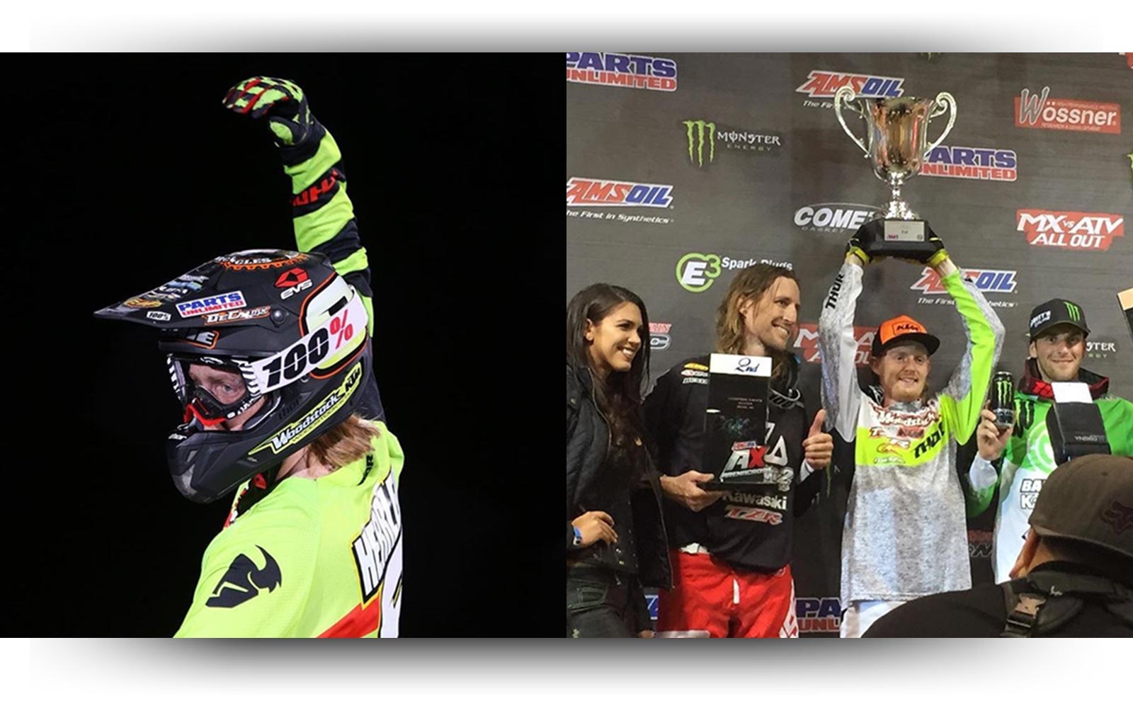 EVS Riders Sweep Podium in Reno!