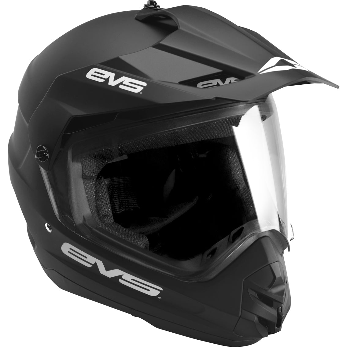 T5 Dual Sport Helmet - Venture Solid Black - EVS Sports