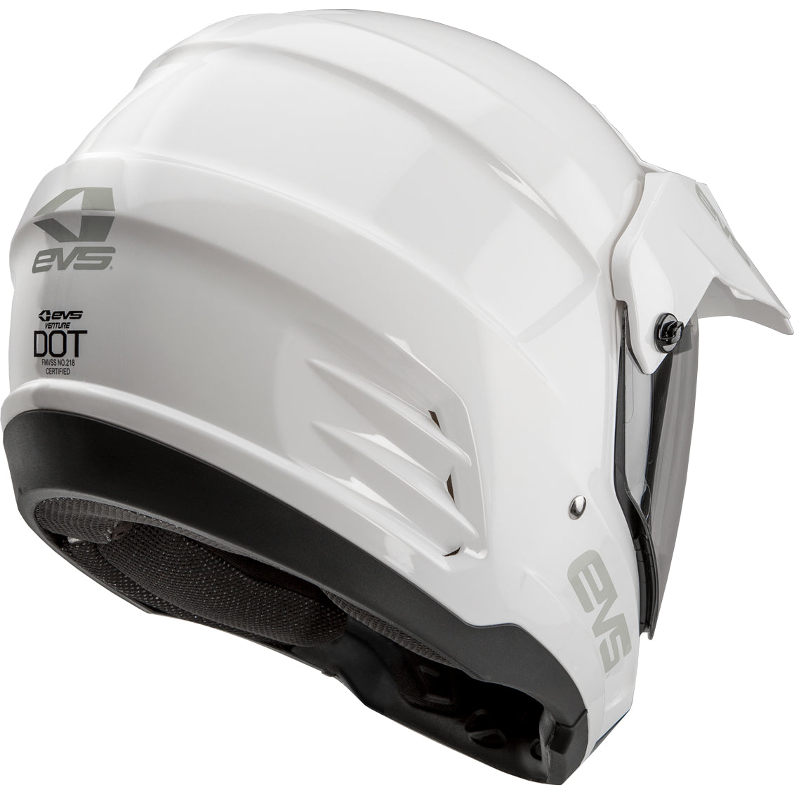 T5 Dual Sport Helmet - Venture Solid White - EVS Sports