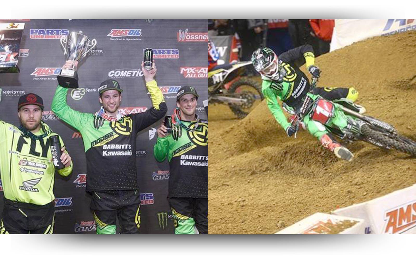 Gavin Faith Wins Round 4 of Arenacross in Greensboro