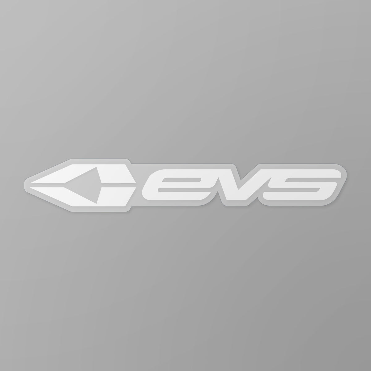 EVS Sports 8&quot; Sticker White - EVS Sports