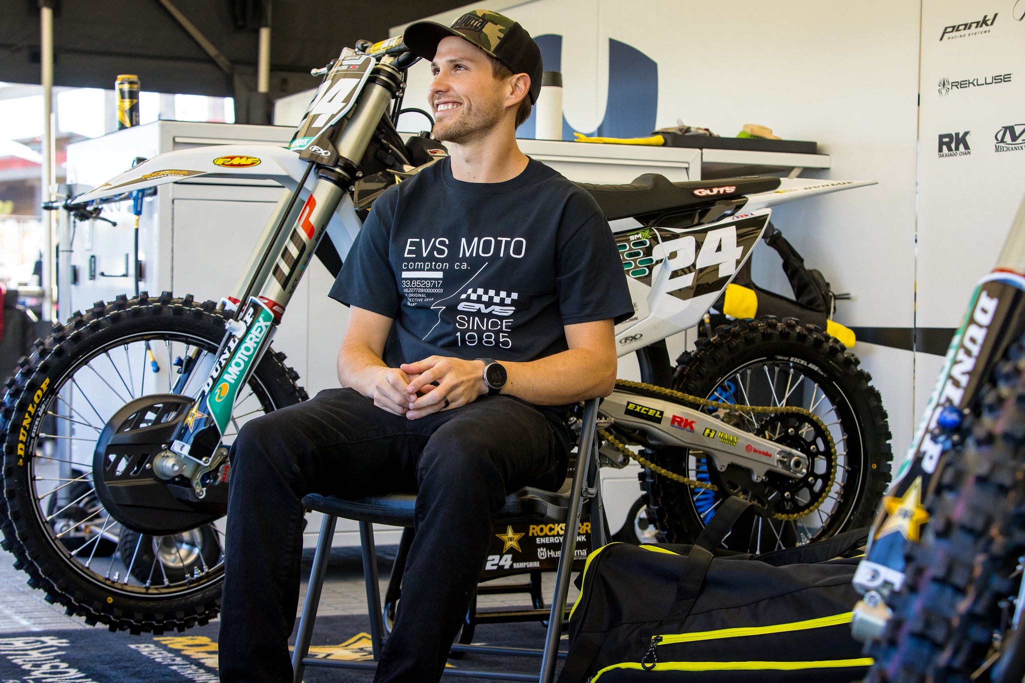 Tee shirt husqvarna moto 2025