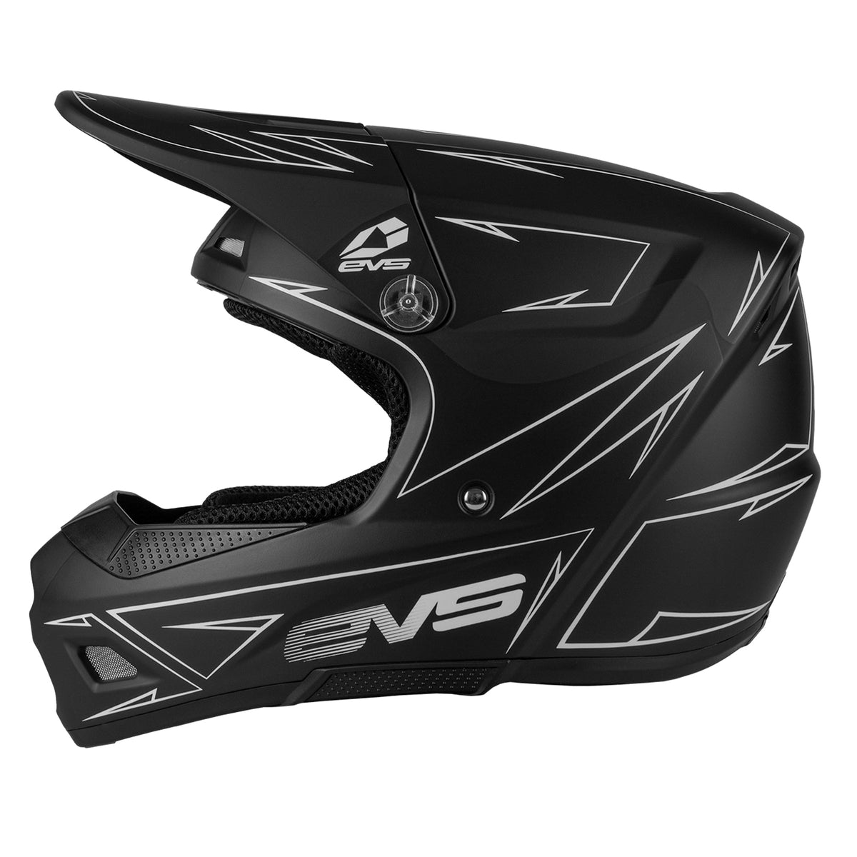 T3 Youth Helmet - Pinner Matte Black - EVS Sports