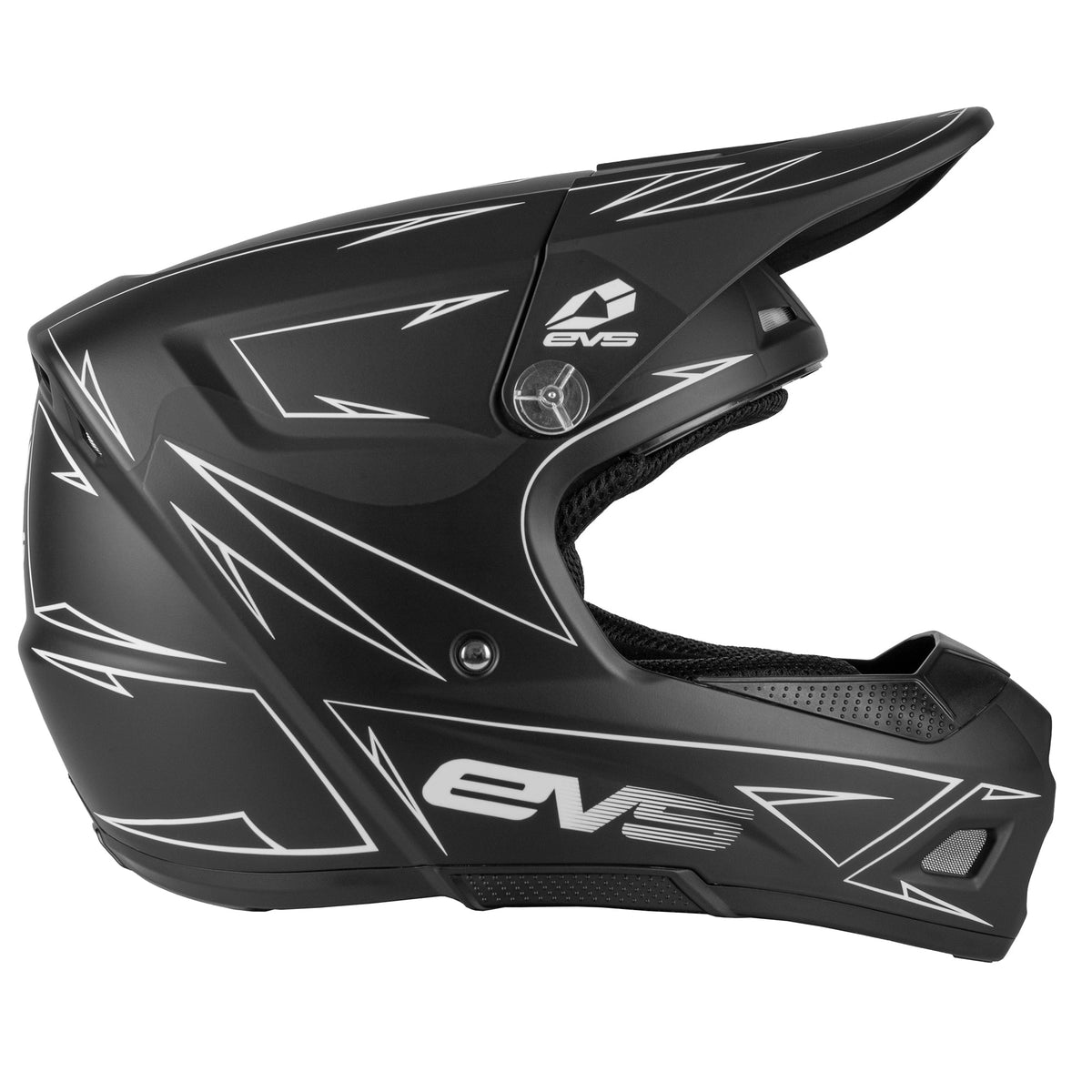 T3 Youth Helmet - Pinner Matte Black - EVS Sports