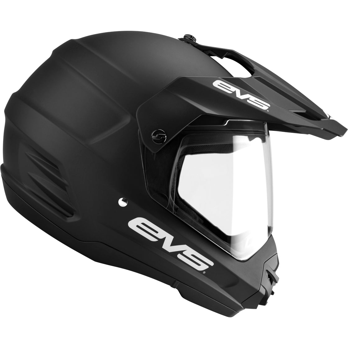 T5 Dual Sport Helmet - Venture Solid Black - EVS Sports