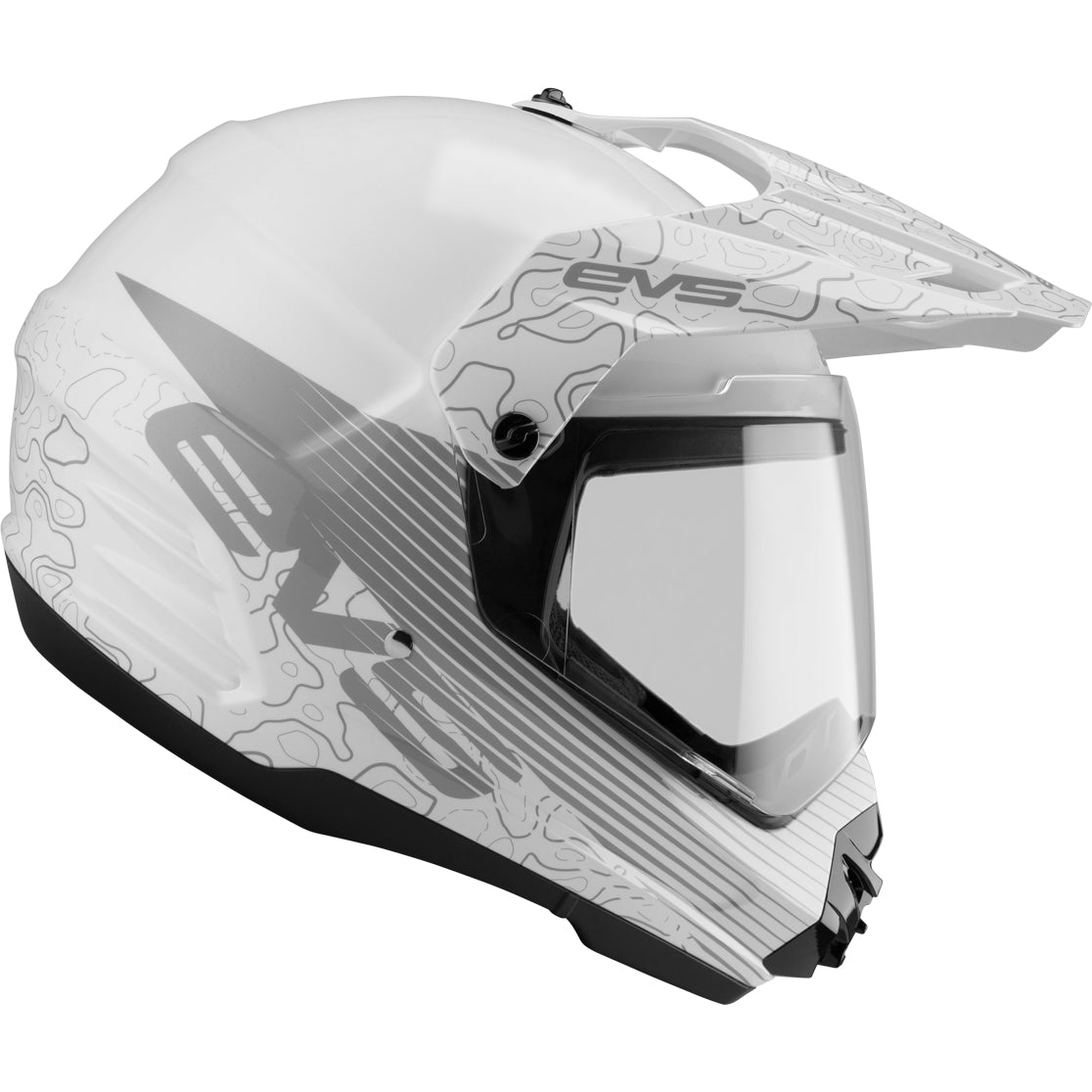 T5 Dual Sport Helmet - Venture Arise White - EVS Sports